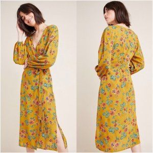 🔥Sales Faithfull The Brand X Anthropologie Le Figuaro Floral Wrap Dress …
